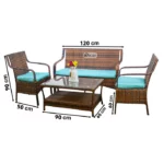 ⁦طقم رتان RT-04⁩ - الصورة ⁦3⁩