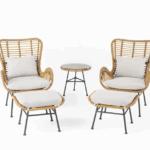 طقم بلكونة 2كرسي وترابيزةو2بوف FU-003