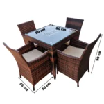 ⁦طقم سفره 4 كرسي RT-06⁩ - الصورة ⁦4⁩