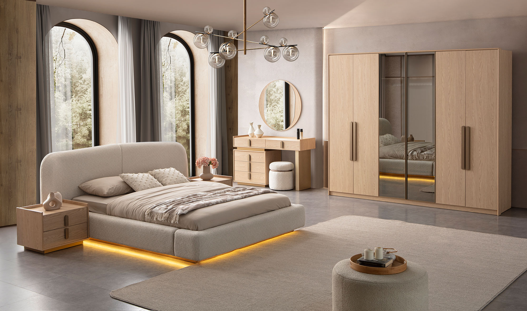 YACFCNEGUU4242025133732_tons-yatak-odasi (1) Bedroom-FUR06 - الصورة 1