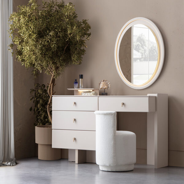 Dresser-FUR14- تسريحة ابيض 110سم