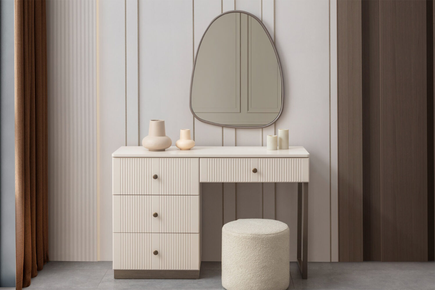 Dresser-FUR06- تسريحة ابيض 110سم