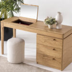 Dresser-FUR07- تسريحة لون خشبى120سم