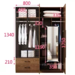 ⁦دولاب 220×160سم FUR-CAB-06⁩ - الصورة ⁦4⁩