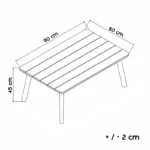⁦طقم كنبة خارجي خشب زان أحمر روماني⁩ - الصورة ⁦15⁩
