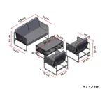 ⁦طقم تيمو كنبة عائلي يكفي 4 افراد⁩ - الصورة ⁦3⁩