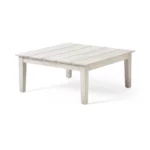 ⁦ركنة خشب زان أحمر مجدولة برتان بيور مع ترابيزة جانبية بتصميم عصري مقاوم للعوامل الجوية⁩ - الصورة ⁦4⁩