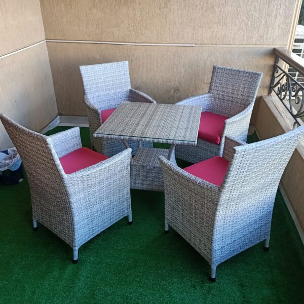 طقم سفره رتان تكفي 4 افراد FU-0048