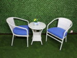 طقم حديقة من الرتان 2كرسي وترابيزة FU-0045